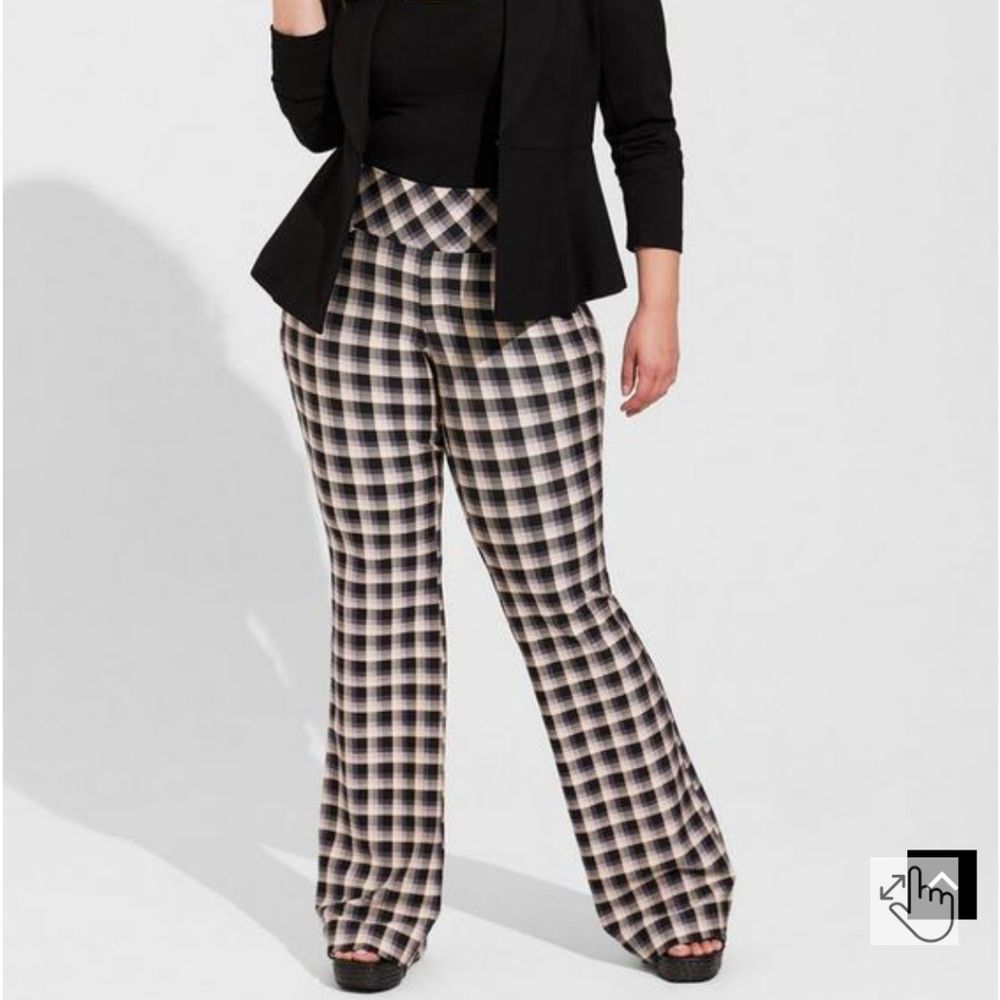Torrid Pocket Pixie Flare Studio Luxe Ponte High-Rise Pant